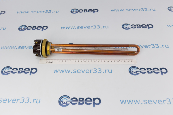 ТЭНовая группа RDT 1.5 кВт 70гр ИТА (с анодом, теромстатом и прокладкой)_3