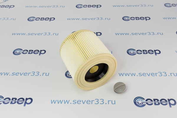 Фильтр складчатый для пылесоса KARCHER, 1 шт., сухая пыльцеллюлоза, повышенная фильтрация_2