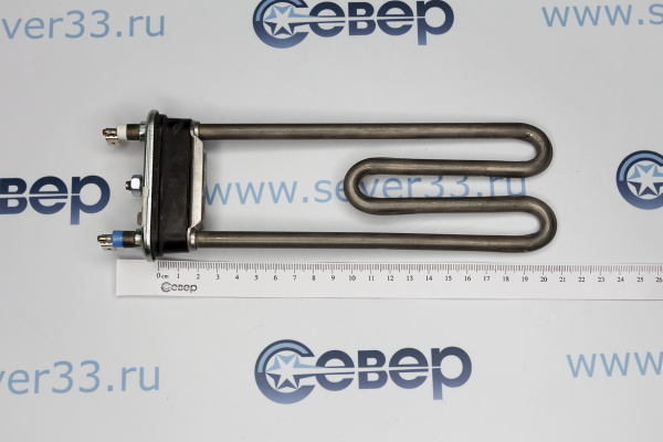 ТЭН 1950W (прямой с отверст., L=203, R13+, M110)_3e