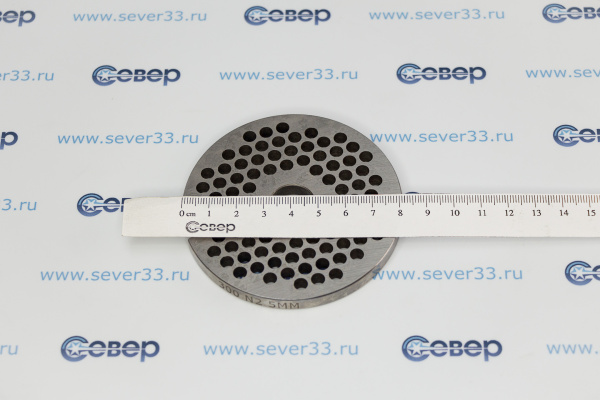 Решетка № 2 d-5 мм МИМ-300 хром без бурта_2