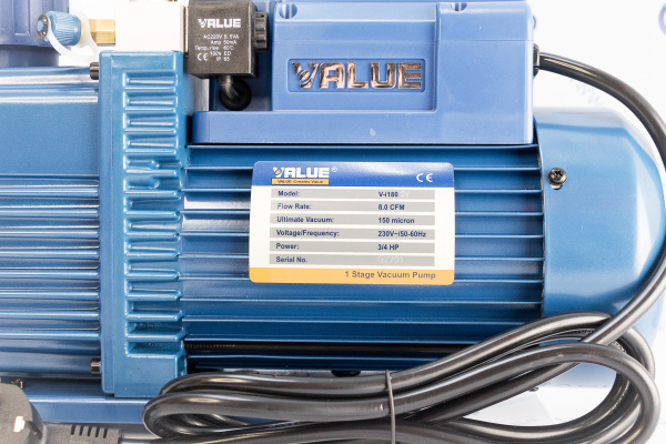 Вакуумный насос  Value V-i180 SV 198лмин (одноступ.)_2