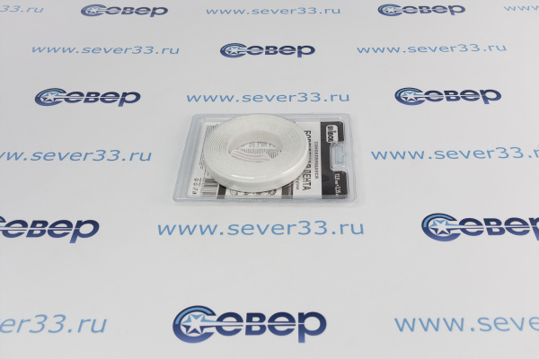Лента бордюрная самоклеющаяся 12,8 мм x3,35 м белая (11560) UNIBOB_3