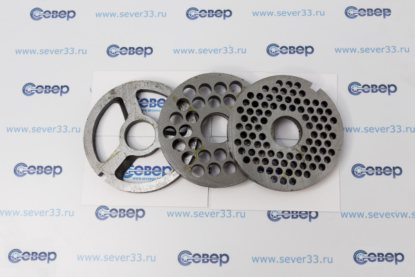 Комплект ножей для мясорубки МИМ-300 с буртом_3