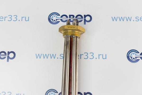 Тэн 4,5 (1500Втx3) (нерж.) RDT аналог OSO-RGT фланец гайка- резьба D42мм. (трубная резьба G1 14)_3