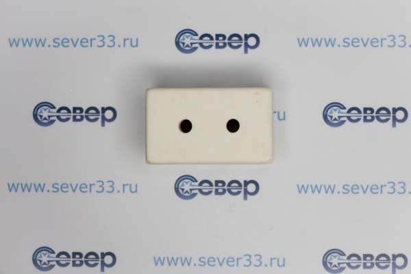 Клеммная колодка плиты универ. на 6 контакта КЕРАМИКА 40A_250V 26х47mm_1