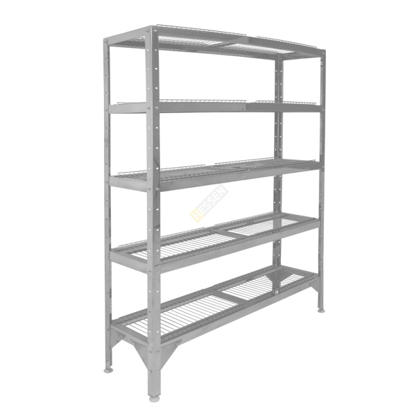 Стеллаж HESSEN СР-1,6х6_5 краш. сталь, полки для стаканов
