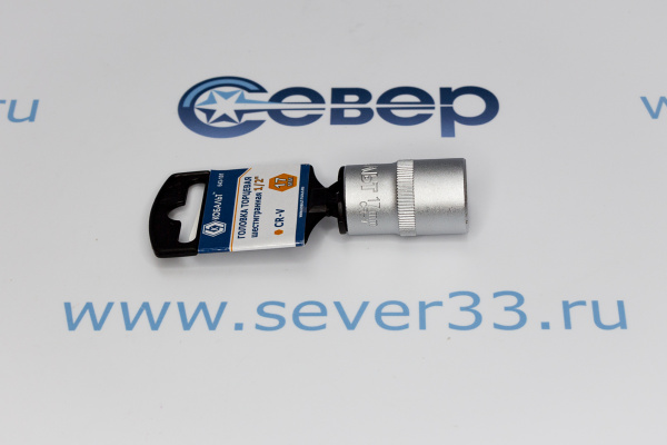 Головка торцевая КОБАЛЬТ 1_2, 17 мм, Cr-V_3