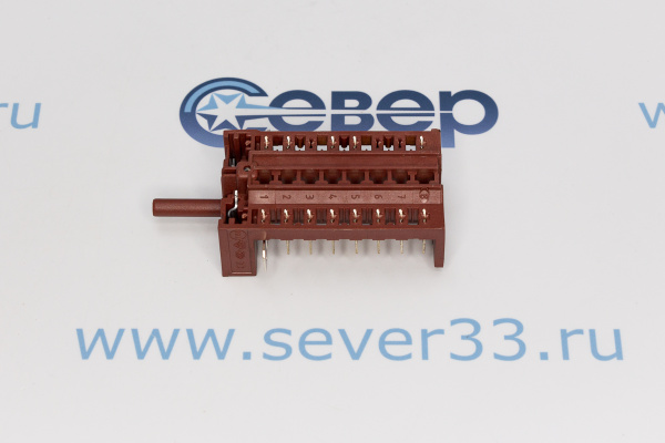 Переключатель плиты Samsung DG34-00008A 880805, 88080511 GOTTAK 8 поз. 23mm 16A 250V, 10A 400V COK30_4