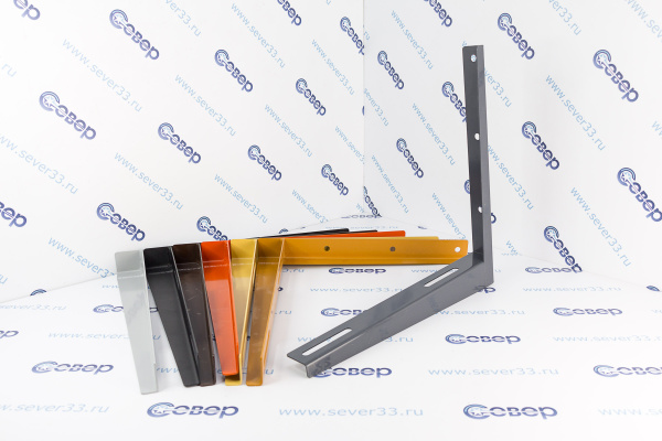 Кронштейн 415х450 2,0 серый (RAL 7024)_1