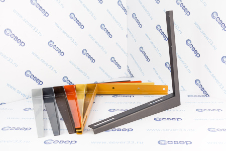 Кронштейн 415х450 2,0 черный матовый (RAL9011) | Продажа, монтаж и обслуживание холодильного оборудования | Север33