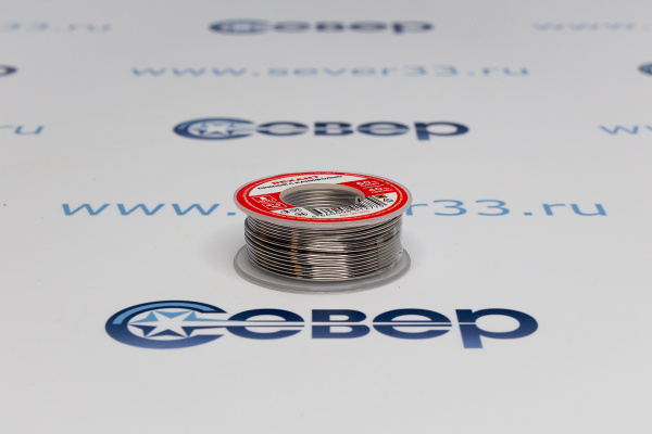 Припой с канифолью REXANT D 1мм, 100 гр. (Sn60 Pb40 Flux 2.2%)_3