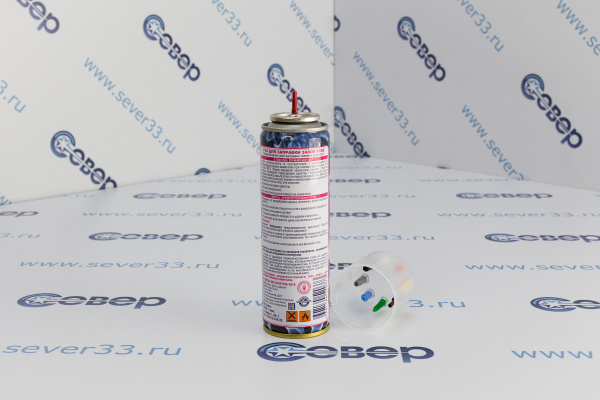 Газ для зажигалок RUNIS Premium, метал. баллон, 210 мл (с переходниками)_3