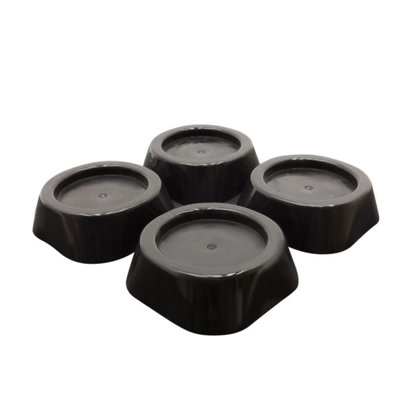 Антивибрационные подставки для стиральных машин, OZONE 4 шт., черный, круглые, 1