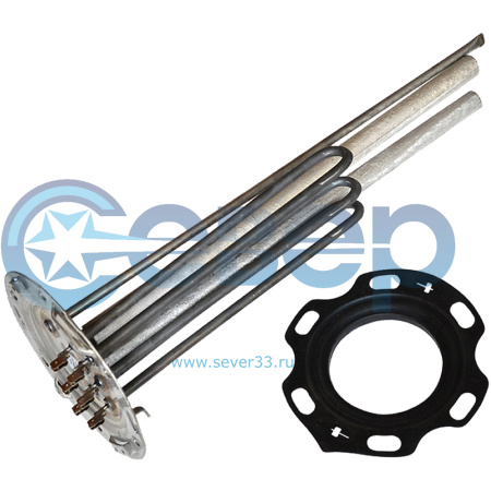 Тэны Аристон  Orginal 3 kWatt изогнутый, шестиболтовый фланец D171 мм, 230v, нержавейка | Продажа, монтаж и обслуживание холодильного оборудования | Север33