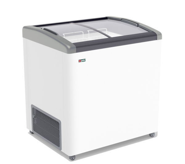 Морозильный ларь Gellar FG 250 E с гнутой крышкой_2