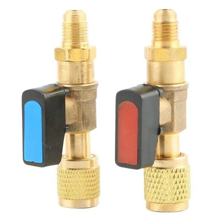 Переходник с R22 на R410 прямой с краном Value | Продажа, монтаж и обслуживание холодильного оборудования | Север33