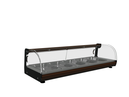 Тепловая витрина Полюс Carboma ВТ-1,0 (под 5 гастроемкостей) | Продажа, монтаж и обслуживание холодильного оборудования | Север33