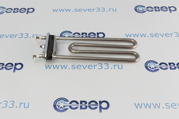 ТЭН 2000W прямой  с отв. L=205 мм, R12, M140_1