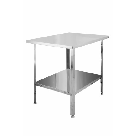 Стол островной СО 6/6 краш. сталь, сплошная полка, без борта (600х600х870мм) | Продажа, монтаж и обслуживание холодильного оборудования | Север33