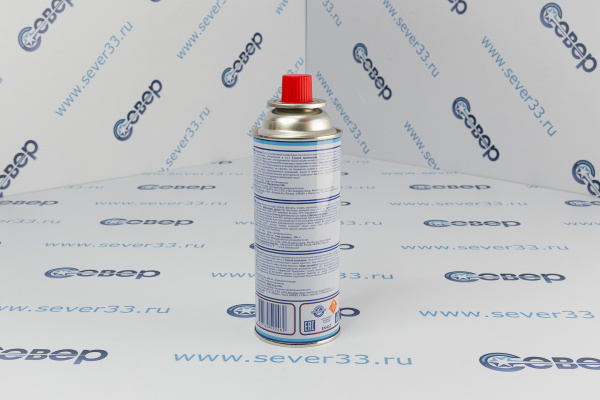 Газ для порт. плит СЛЕДОПЫТ, метал. баллон, 220гр. цанг. (всесезонный) КОРЕЯ_2