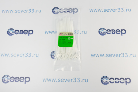 Стяжки нейлоновые 3x150 белый FORTISFLEX | Продажа, монтаж и обслуживание холодильного оборудования | Север33