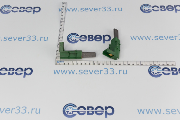 Щётки угольные (к-т) 5x12,5x32 в корп. Beko (зелен.корпус)_3