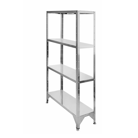 Стеллаж HESSEN С-1,8х9х3/4 оцинк. сталь, сплошные полки (900x300x1800мм) | Продажа, монтаж и обслуживание холодильного оборудования | Север33
