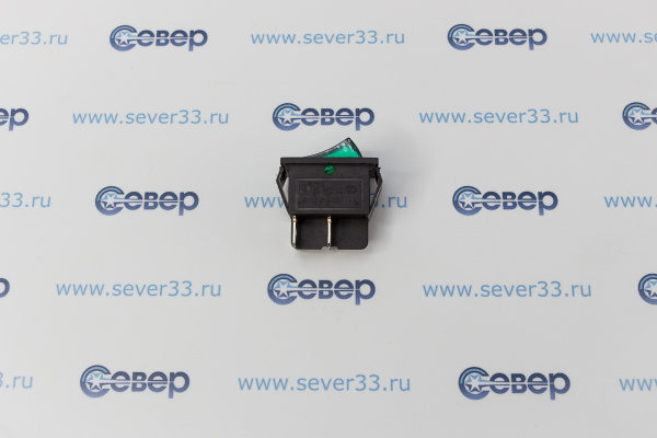 Переключатель REXANT IRS-201-4C on-off зеленый 16А_2